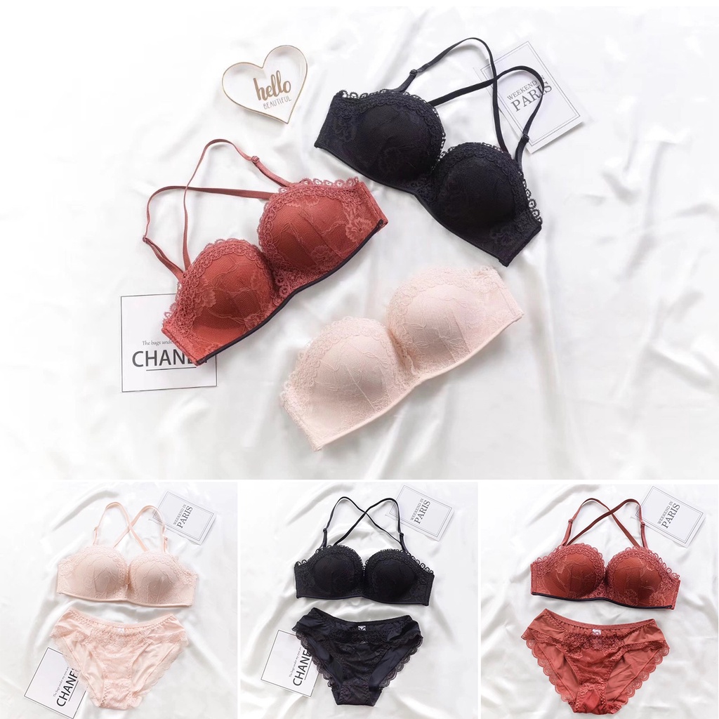 Bộ áo ngực quần lót nữ đệm đúc su non dày 5cm - Bộ đồ lót nữ cao cấp Havana FLA59