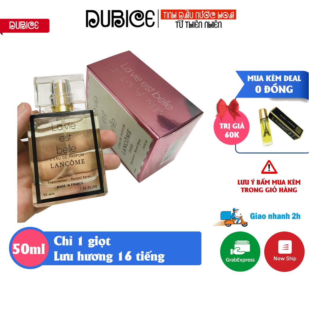 [Lưu hương 8 tiếng] Nước hoa Nữ Laco Laviest dạng tinh dầu 50ml tỏa hương 2 mét, hàng cao cấp
