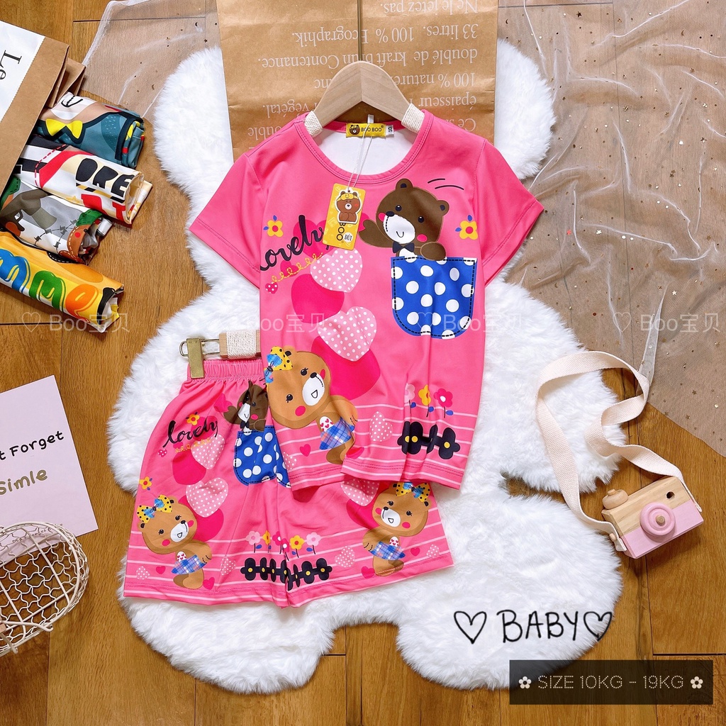ĐỒ BỘ THUN BABY CAO CẤP BOO BOO MẪU MỚI SIÊU DỄ THƯƠNG