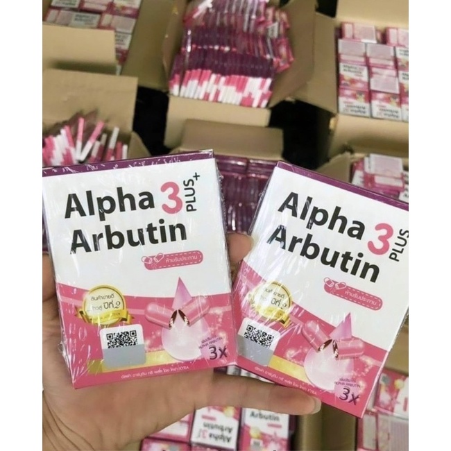Vỉ 10 viên trắng da Alpha Arbutin Nội địa Thái Lan mẫu mới