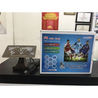 Đầu thu dvb t2 F6(Mobi tivi) kèm anten+dây 15m