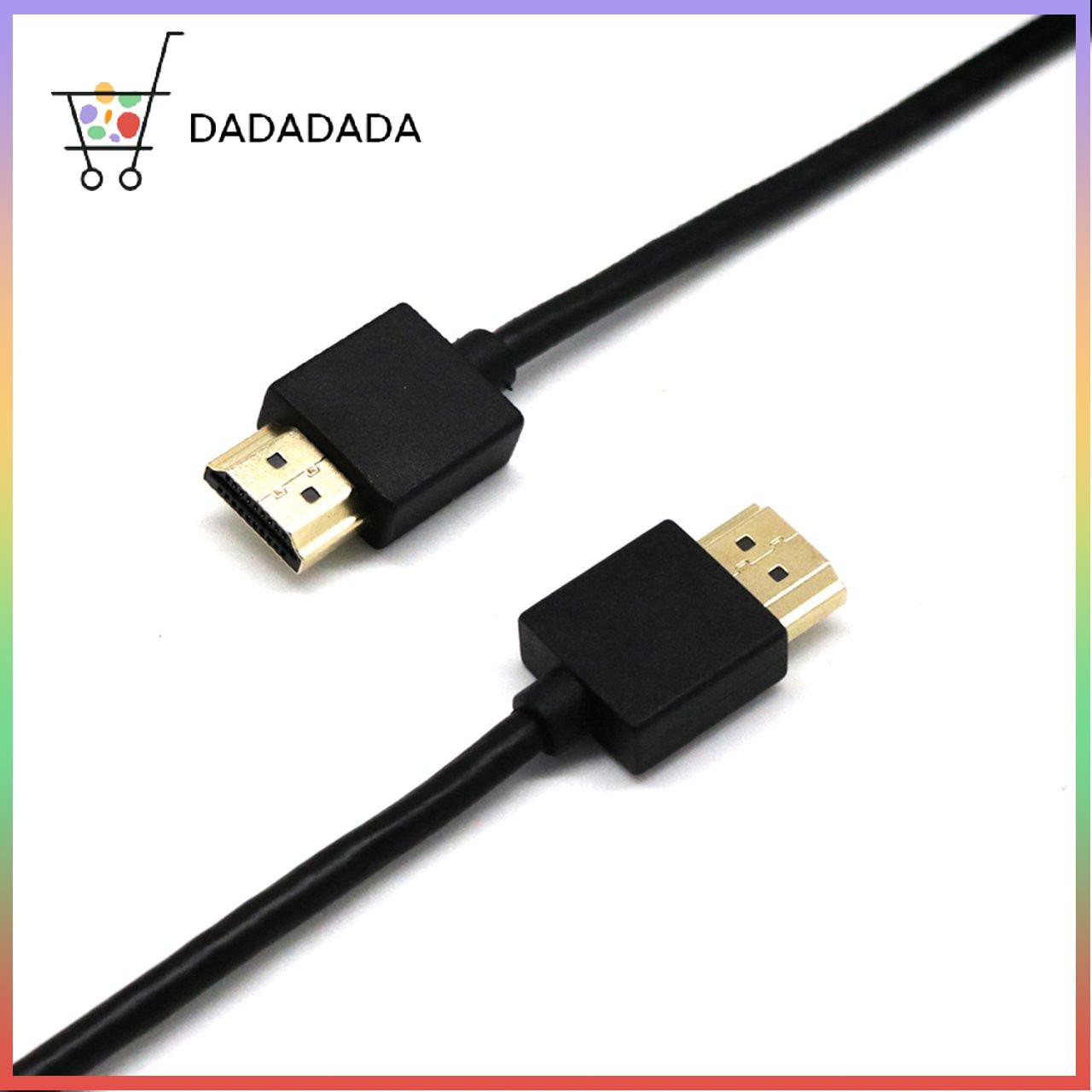 Đen Dây Cáp Hdmi Siêu Mỏng Cho Bluray Dvd Ps3 Tv Pc