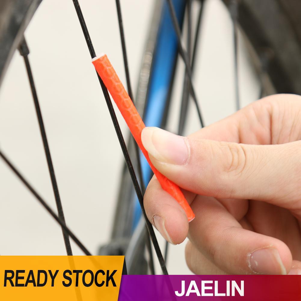 JAE 12pcs Bicycle Bike Wheel Spokes Reflective Stickers Warning Reflective