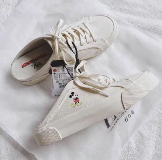 Giày hở gót Zara Authenic Mickey (có deal sale 20% của shop from zara gift) | BigBuy360 - bigbuy360.vn