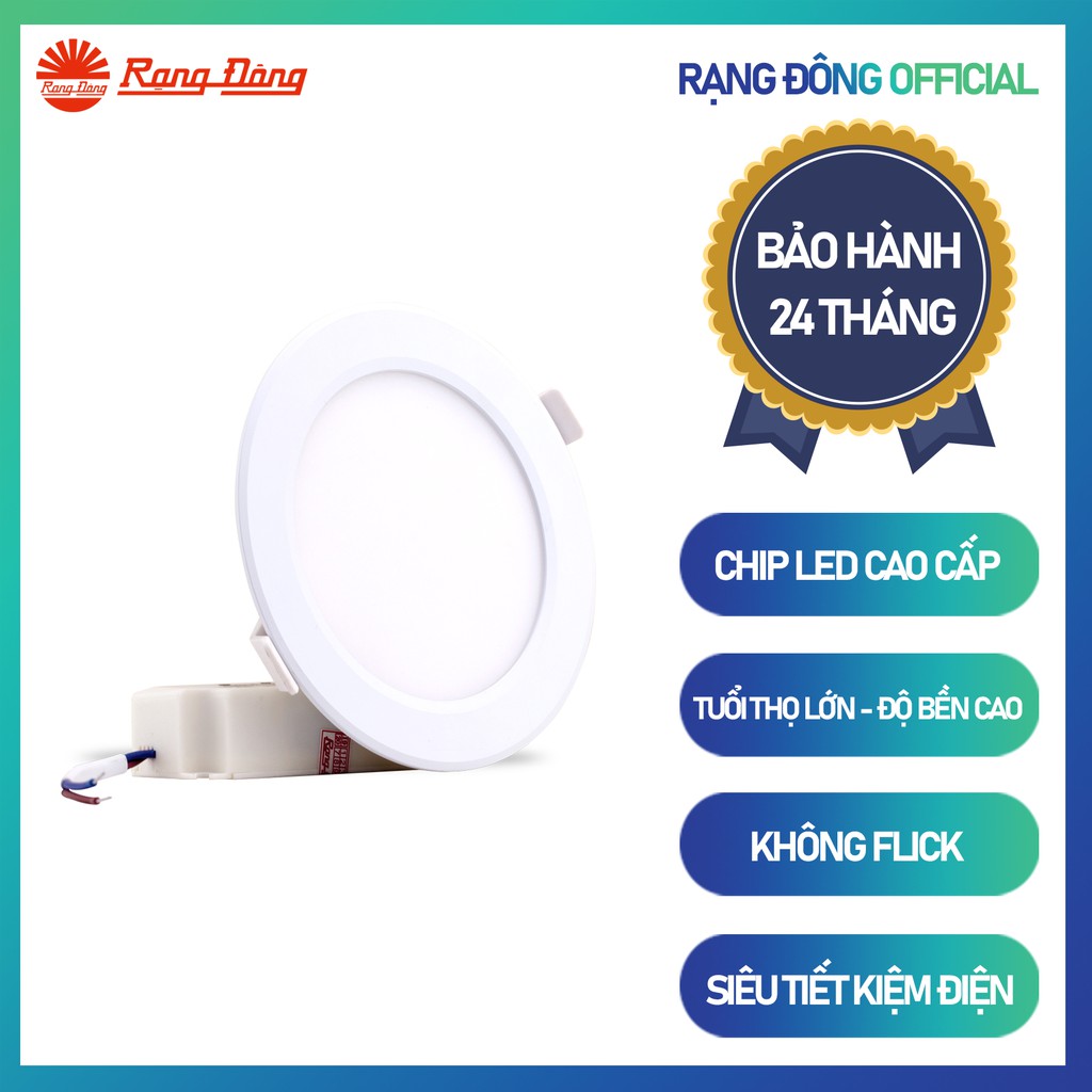 Đèn LED Panel Tròn Đổi màu 110/9W Model: PT04 ĐM 110/ 9W