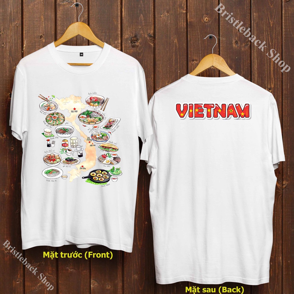 ✌️Áo Phông Văn Hóa - Du Lịch Việt Nam - Áo Phông VIệt Nam - Áo Phông ẩm thực VN cá tính - VIN-007