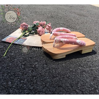Geta Guốc Gỗ Quai Đỏ (còn nhiều màu)