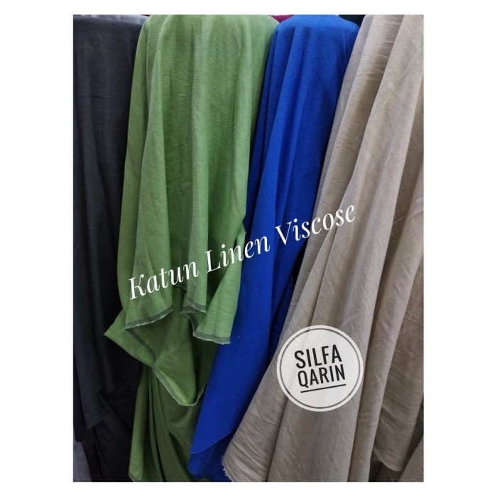 Viscose Vải Lanh Cotton Nhập Khẩu _ Áo Sơ Mi / Đầm Etc.