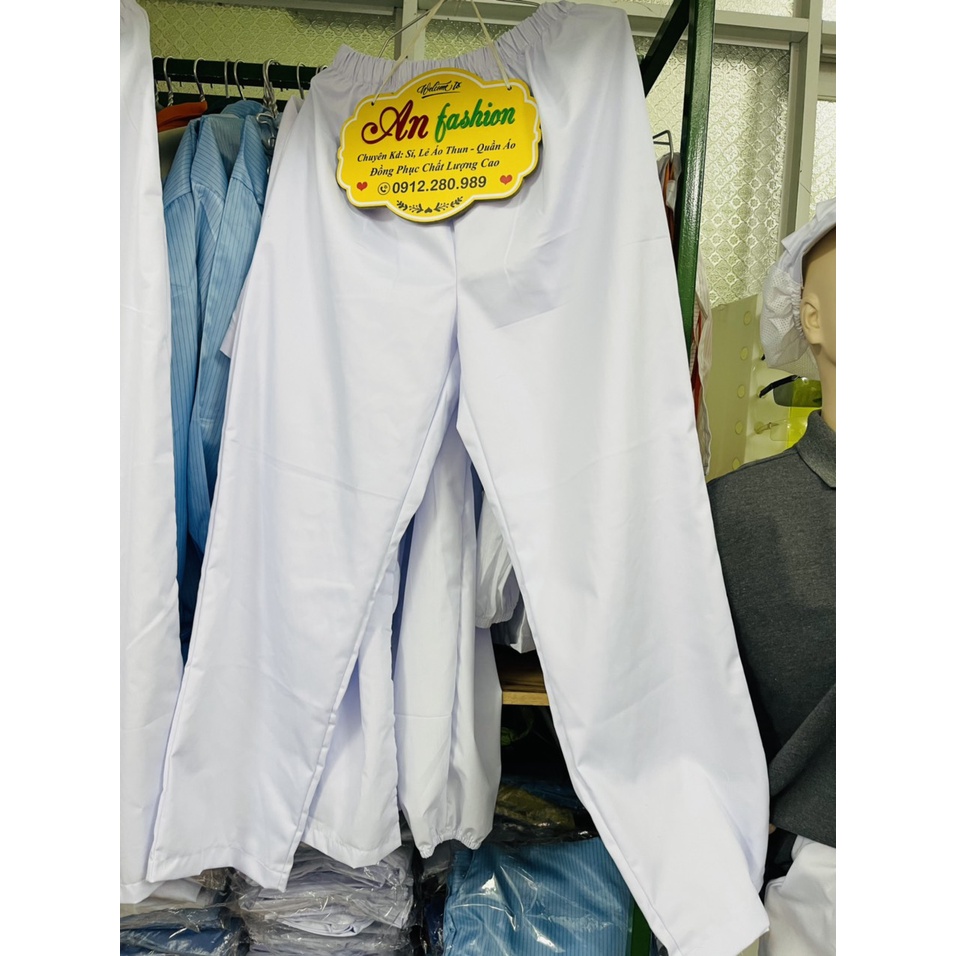 [BIG SIZE] Quần blouse trắng y tế big size 80kg đến 110kg cho nam nữ _ Hình chụp thật