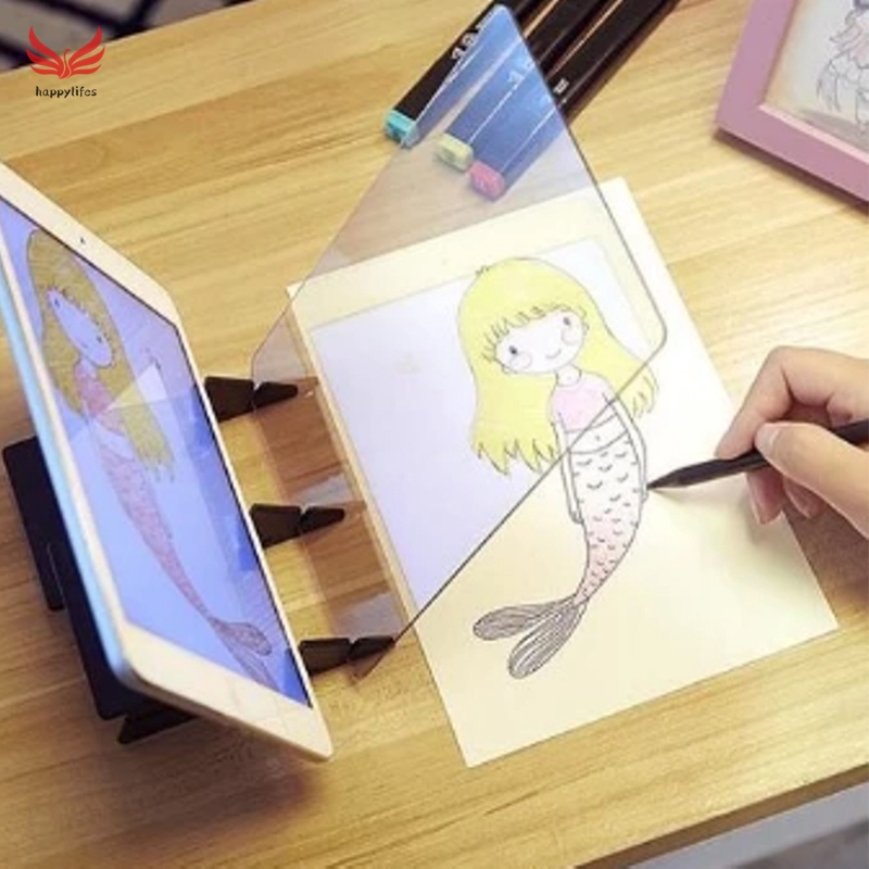 Giá đỡ khung kính phản chiếu hình dùng học vẽ từ điện thoại