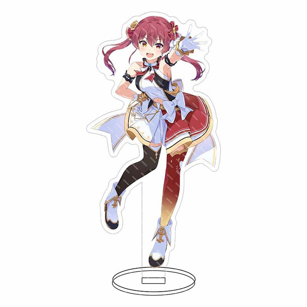 Giá đỡ mô hình nhân vật Shirakami Fubuki bằng acrylic 16cm để bàn trang trí