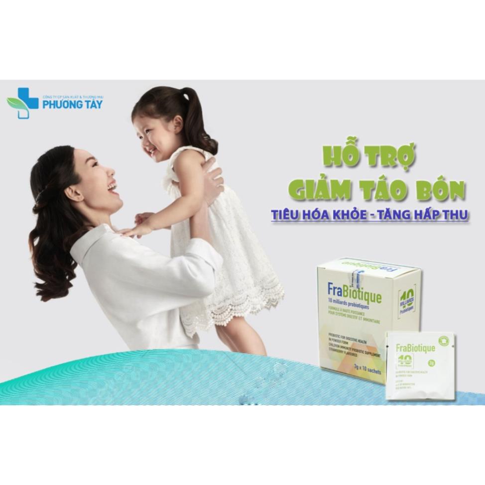 FraBiotique men vi sinh bổ sung lợi khuẩn cho tiêu hóa khỏe hộp 10 gói