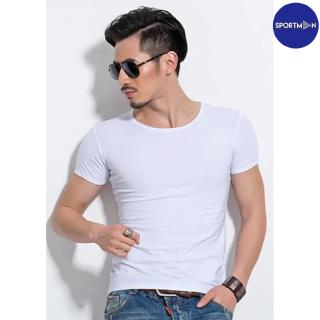 Áo phông trơn cổ tròn thun co dãn 4 chiều - AP2