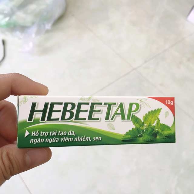HEBEETAP hỗ trợ trị nhiệt miệng-làm liền sẹo do côn trùng đốt- các bệnh viêm da gây sẹo- người bị phỏng