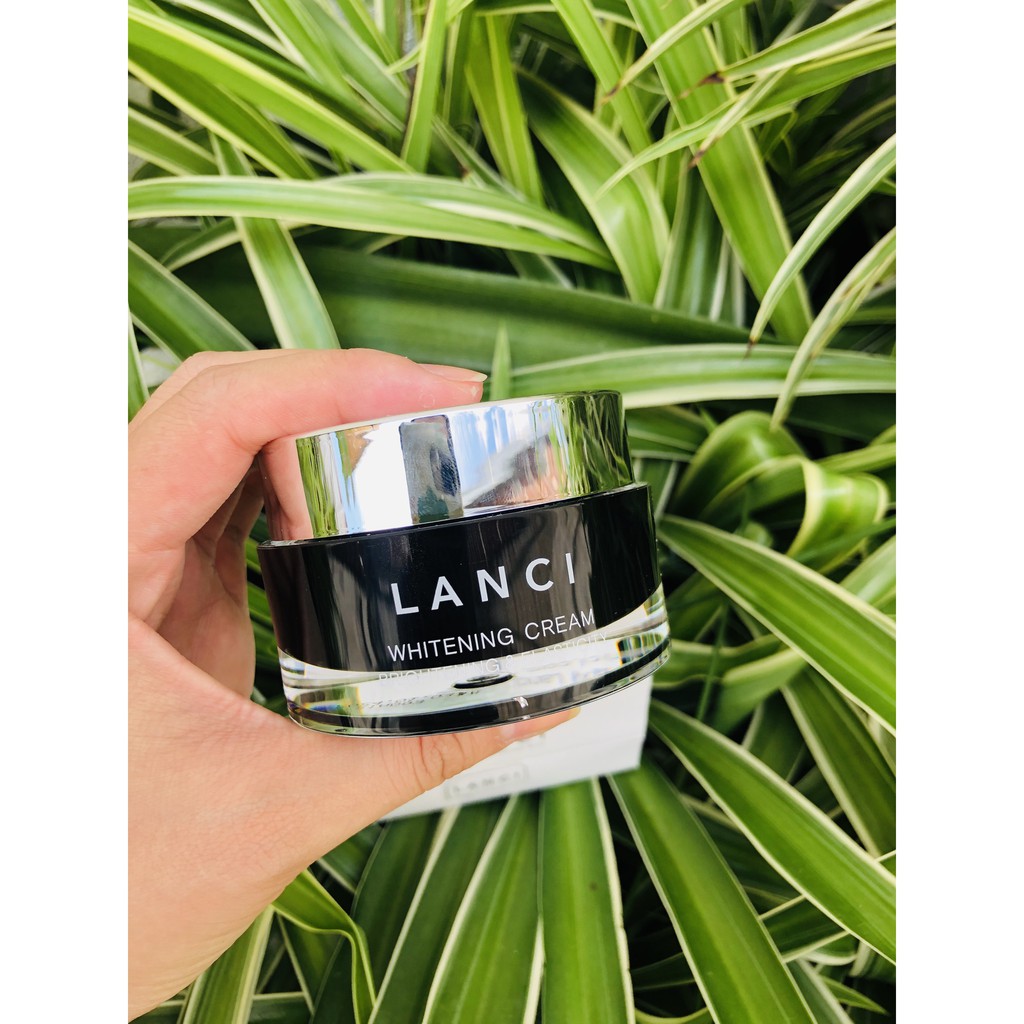 Kem Lanci Whitening Cream Hàn Quốc 50ml bôi ban ngày dưỡng trắng da mặt sâu bên trong Mit Beauty