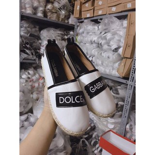 Giày slipon đế cói phối màu (Kèm 4 ảnh thật cuối)