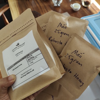 Mẫu cà phê rang xay nguyên chất