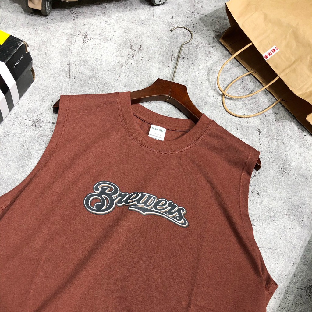 Áo tanktop sát nách bigsize 100kg body nam tập gym thể thao chất cotton SNTQ 103