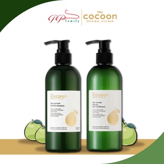 Bộ Dầu Gội Tinh Dầu Bưởi Cocoon, Dầu Xả Tinh Dầu Bưởi Cocoon 310ml Giúp Tóc Mềm Mượt, Giảm Gãy Rụng
