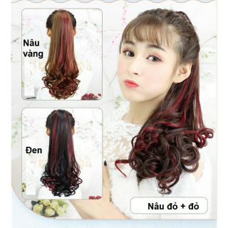 Tóc giả ngoạm line đỏ