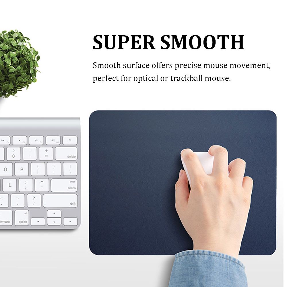 Tấm lót chuột máy tính da pu siêu mềm chống trượt không thấm nước sử dụng thoải mái với nhiều màu bắt mắt tùy chọn