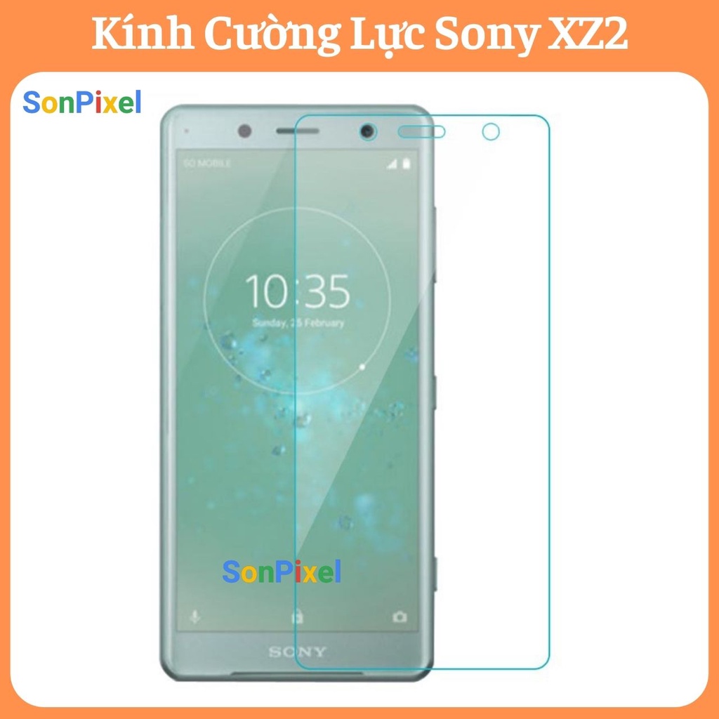 Cường Lực Sony XZ2 Trong Suốt Cho Điện Thoại Sony Xperia XZ2. SON PIXEL