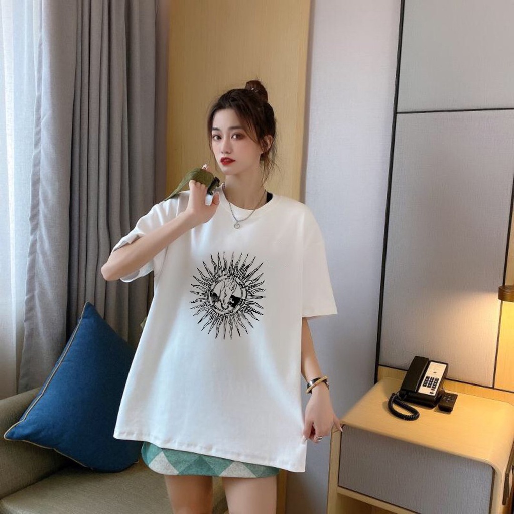 Áo Thun Tay Lỡ In Nhiệt Bàn Tay Mặt Trời Unisex chất Cotton phong cách Ulzzang  ATIN19 - Áo Phông chất Cotton cao cấp | BigBuy360 - bigbuy360.vn