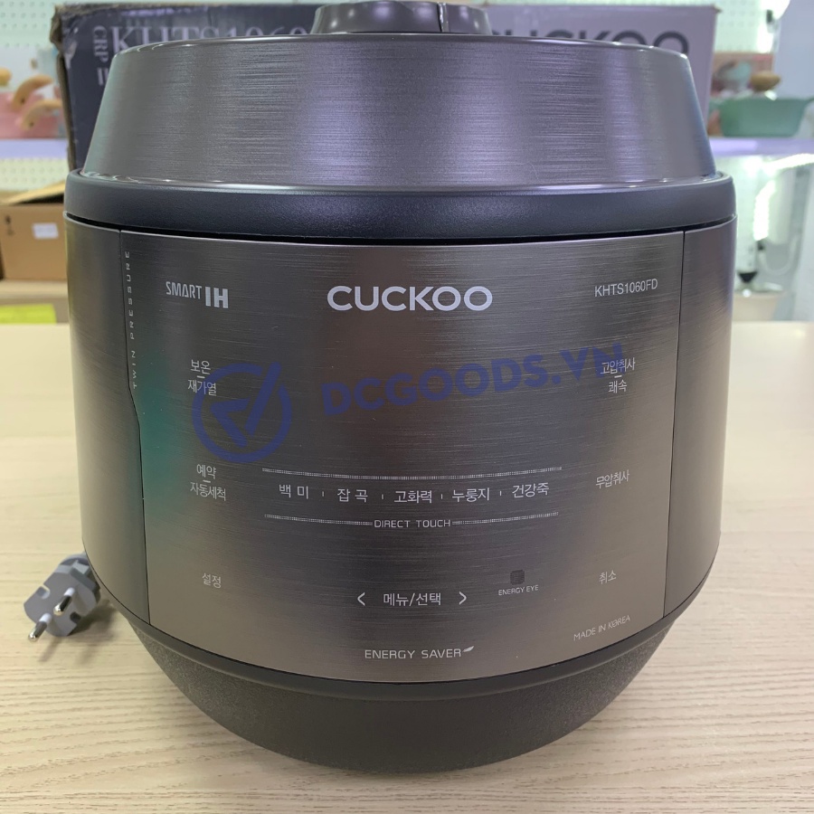 Nồi cơm điện Cuckoo CRP-KHTS1060FD Bảng Điều Khiển Cảm Ứng, 2 Mức Áp Suất Cao, Dùng Cho 10 Người.