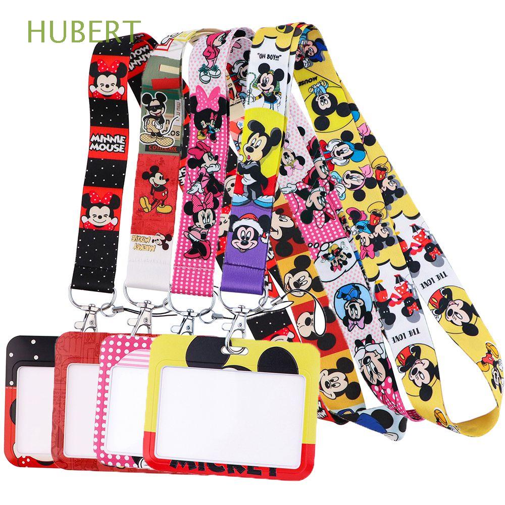 Dây Đeo Thẻ ID Họa Tiết Chuột Mickey Dễ Thương Cho Học Sinh