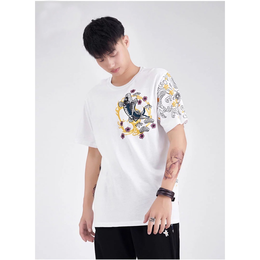 Áo thun Stee Fish and Flower for Spring CVC - Giá sỉ Unisex