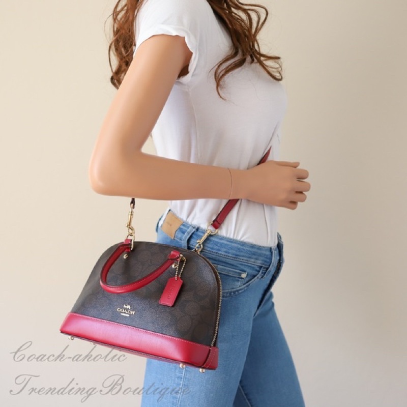 ‼️Rẻ nhất Shopee‼️Túi Coach hến sierra satchel saddle
