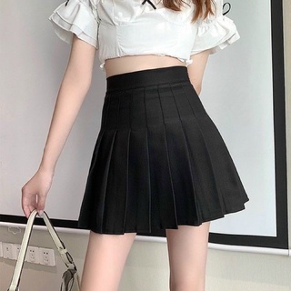 Chân váy tennis basic nâu thời trang Hàn Quốc