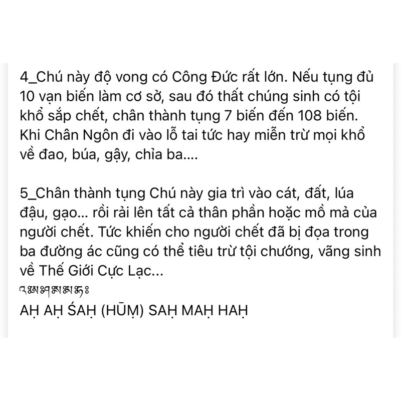 Kinh văn cúng sur cúng sang - Tiêu nghiệp , giải thoát, siêu độ