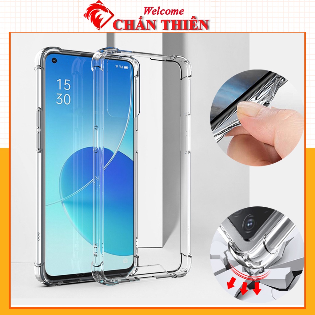 Ốp lưng oppo reno 7 5G Reno 6 Reno 6z Reno 5 Reno 4 Reno 2F 2Z 4G Reno 8 8Z 7Z Lite Trong Suốt Chống Sốc [Ốp-CS]
