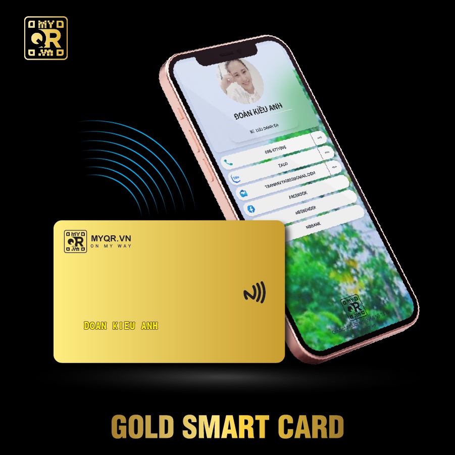 Thẻ cá nhân thông minh 1 chạm - Smart card ID - Card điện tử