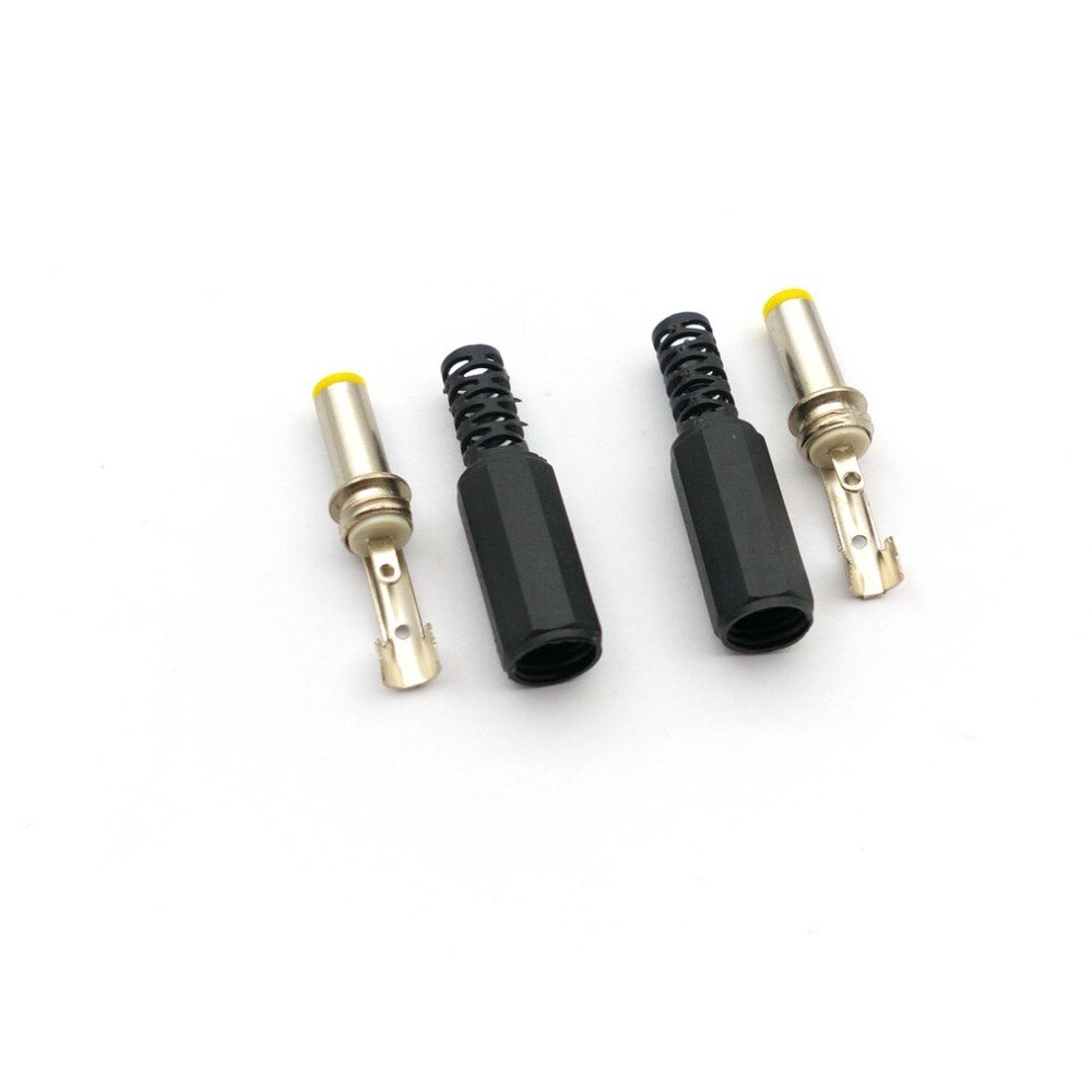 Jack DC 5.5x2.1 5.5x2.5 Đực 9mm/14mm đuôi chụp bằng nhựa