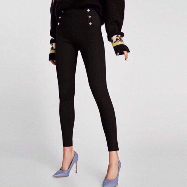 Quần legging cạp cao