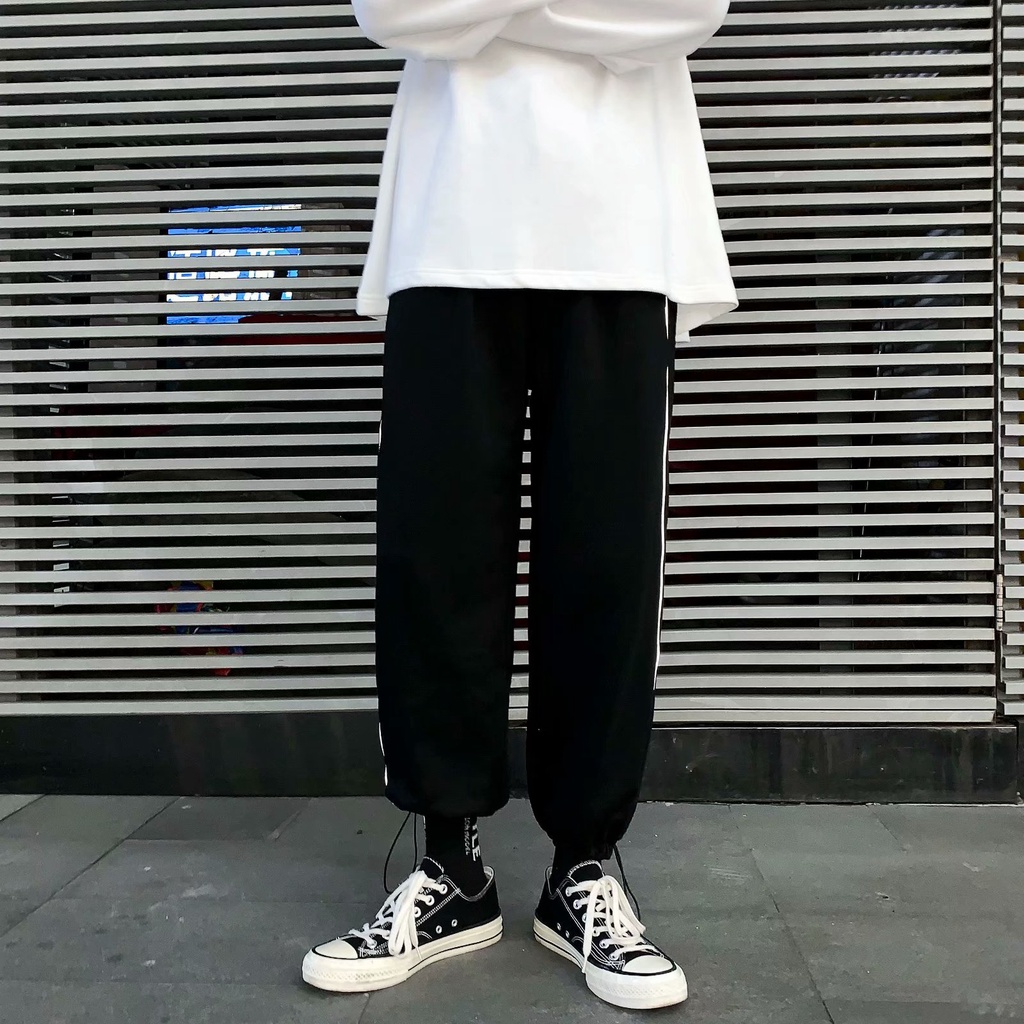 Men's trousers M-2XL personality and versatile wide leg pants