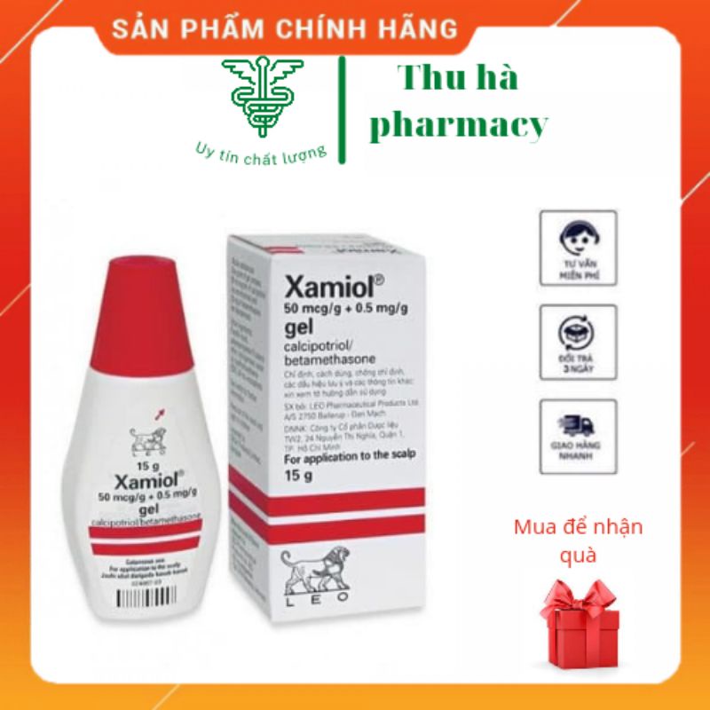 Xamiol Gel 15gr Gel Bôi Vảy Nến Da Đầu