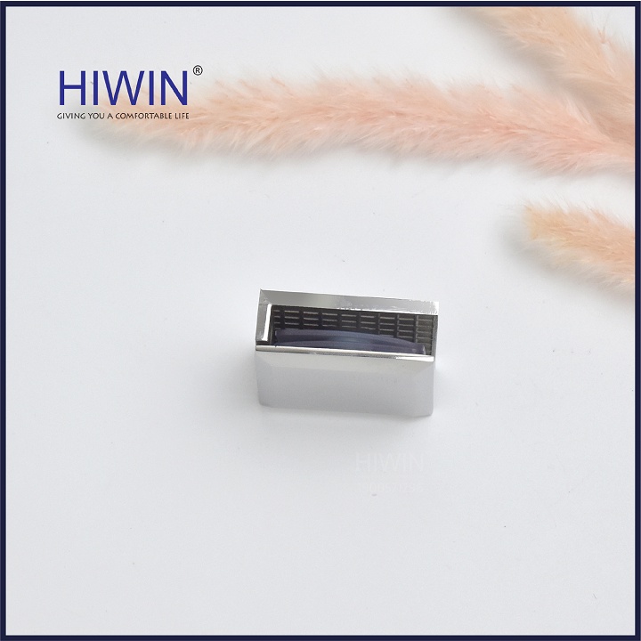 Kẹp chân kính 0 độ cabin tắm cạnh vát chất liệu inox 304 mặt gương HIWIN FC-2081