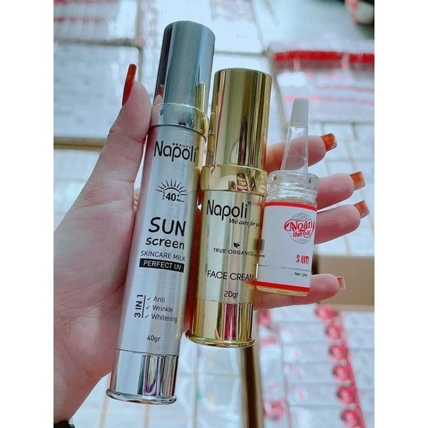 Combo Dưỡng Da Chống Nắng Hải Âu Việt✅Kem chống nắngNoãn thực vậtkem face napoli