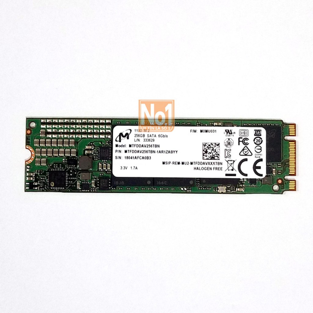 Ổ cứng SSD M.2 SATA Micron 1100 series 256GB - bảo hành 3 năm