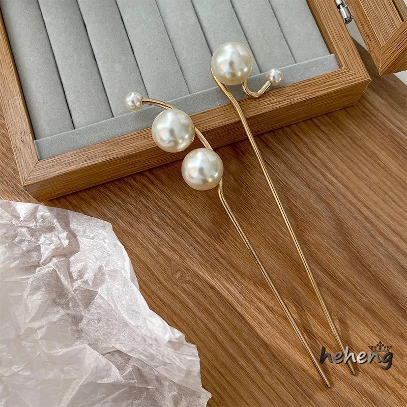 Trâm Cài Tóc Hợp Kim Đính Ngọc Trai Phong Cách Trung Hoa Cổ Điển Cho Cô Dâu