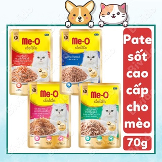 Pate Me-O Delite cho mèo cao cấp dinh dưỡng túi 70g - Bivido