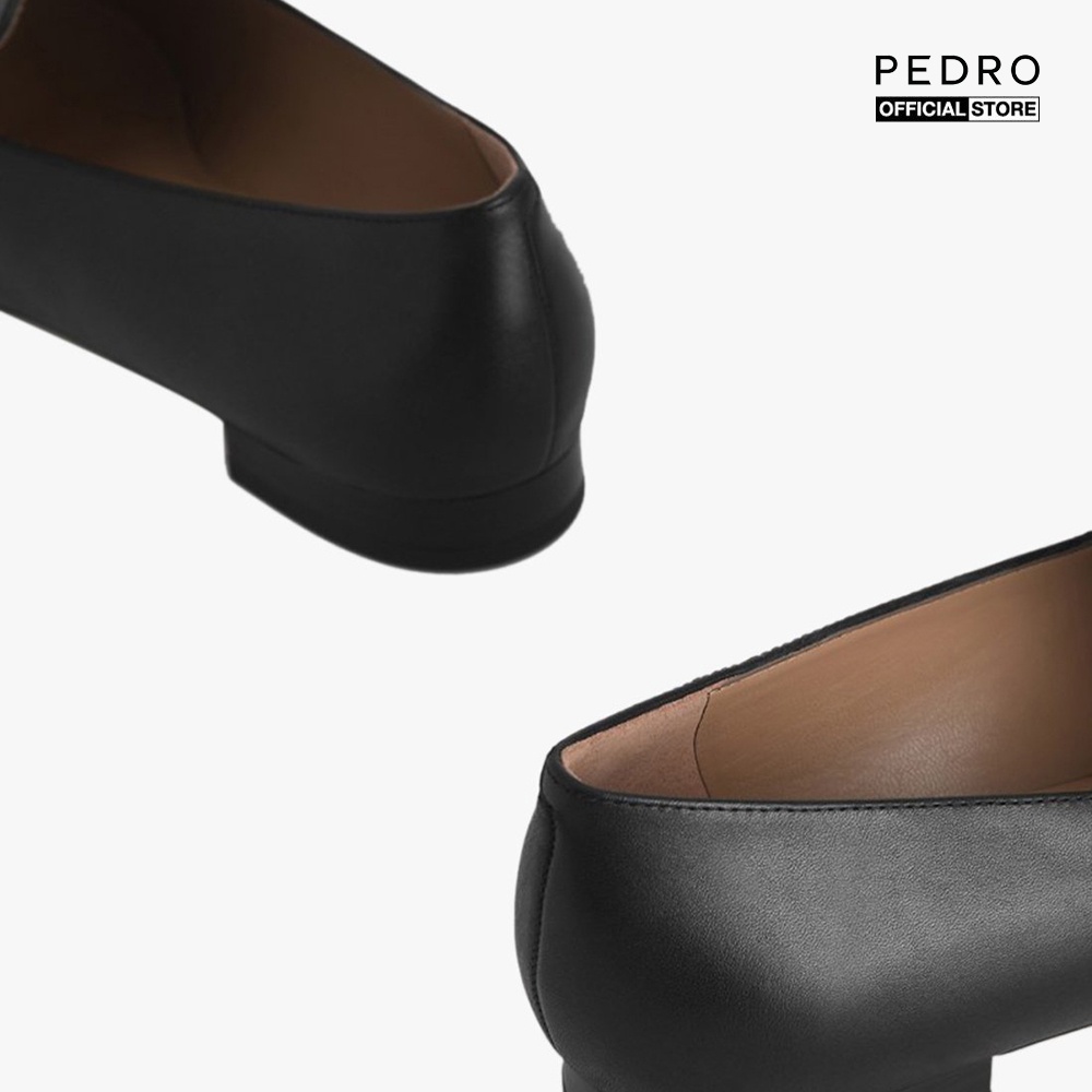 PEDRO - Giày đế bệt nữ mũi vuông phối quai ngang PW1-66480063-01