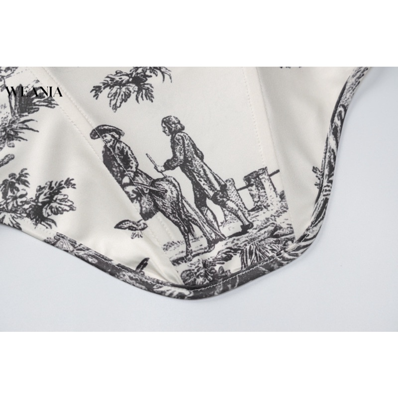 Set Áo Tank Top Hở Lưng + Chân Váy Bút Chì Lưng Cao