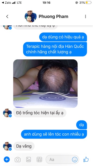 [FREESHIP - HÀNG MỚI] Tinh dầu kích mọc tóc TERAPIC Hàn Quốc Premium Total Hair Tonic- Sản phẩm tóc tốt nhất Hàn Quốc