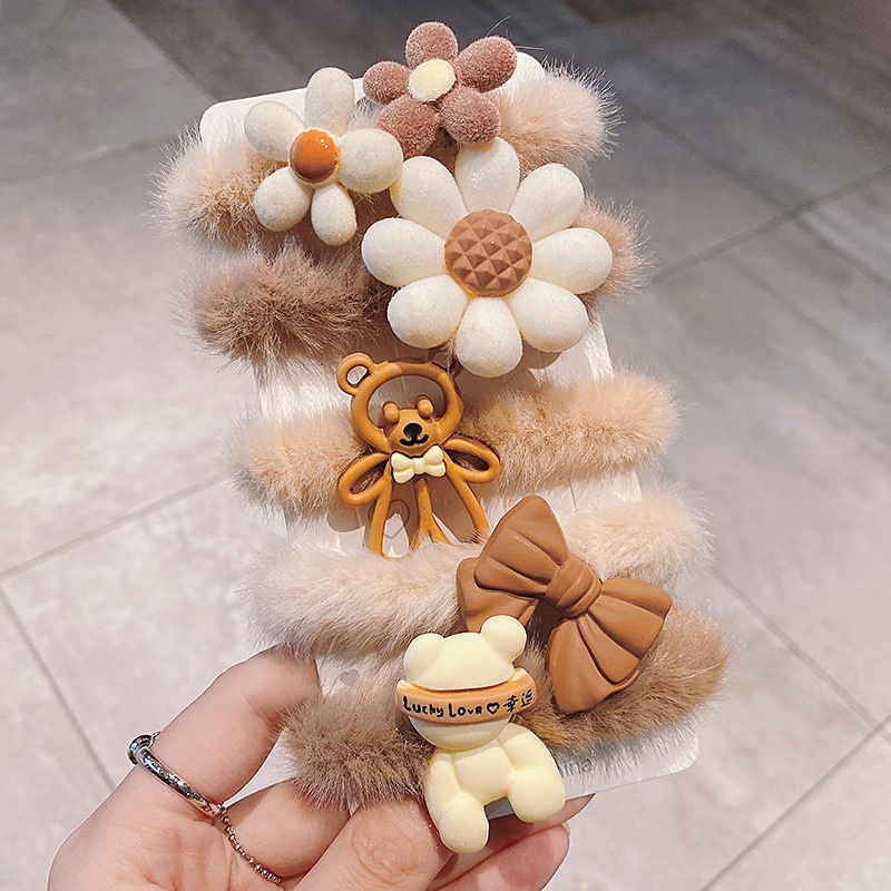 Dây cột tóc hoạt hình dễ thương, không gây đau tóc cho mẹ và bé gái