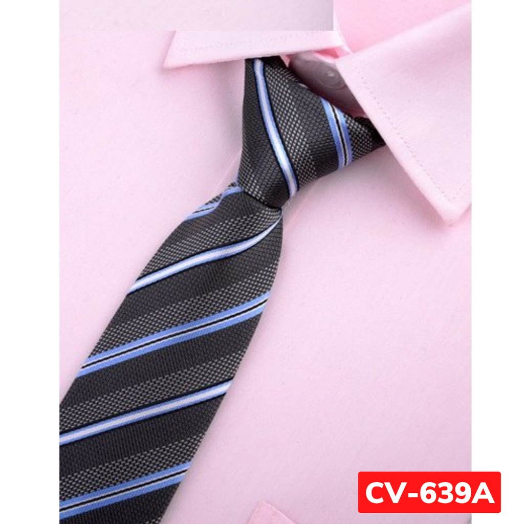 Cà vạt bản nhỏ 6cm thời trang cao cấp phong cách trẻ trung, Cravat dự tiệc, công sở, chú rể, Sinh viên