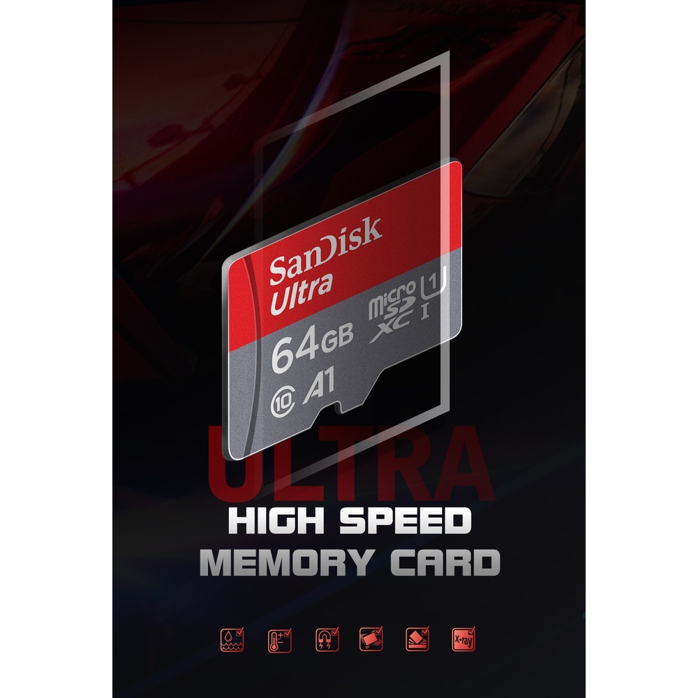 Thẻ nhớ Sandisk 8gb/16gb/32gb/64gb dùng cổng Micro,Thẻ nhớ tốc độ cao Class 10 Ultra 667x 100MB/s phù hợp nhiều dòng máy